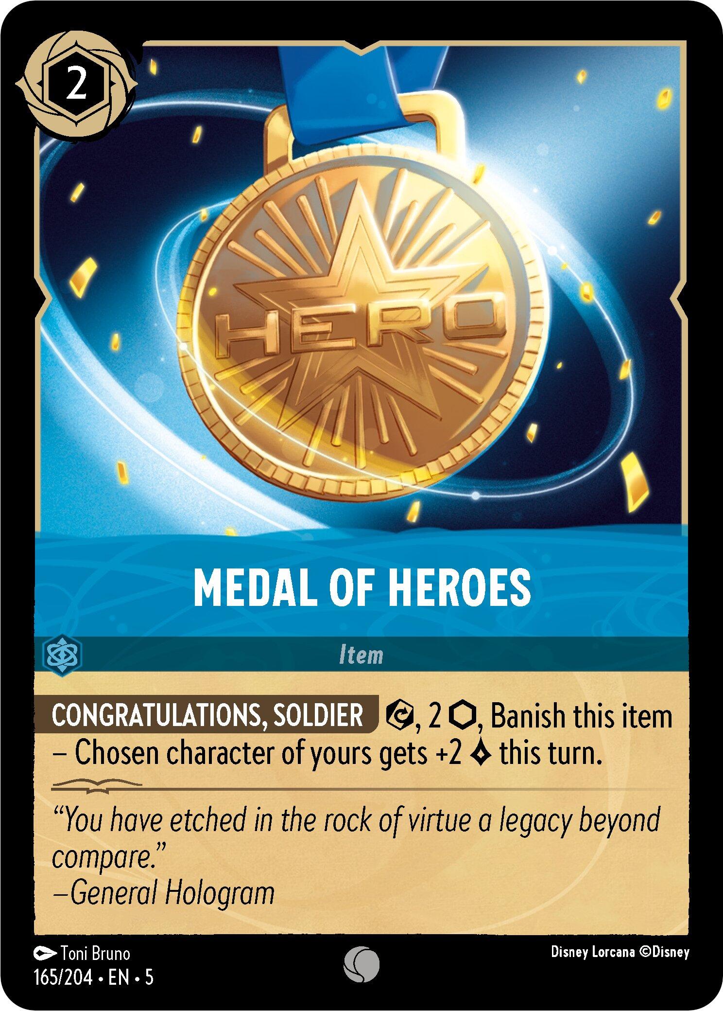 Medal of Heroes (165/204) [Shimmering Skies] | Game Master's Emporium (The New GME)