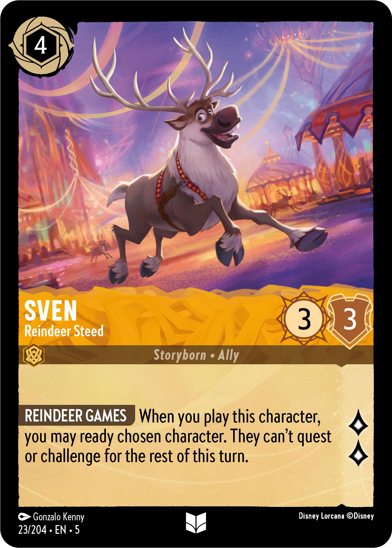Sven - Reindeer Steed (23/204) [Shimmering Skies] | Game Master's Emporium (The New GME)