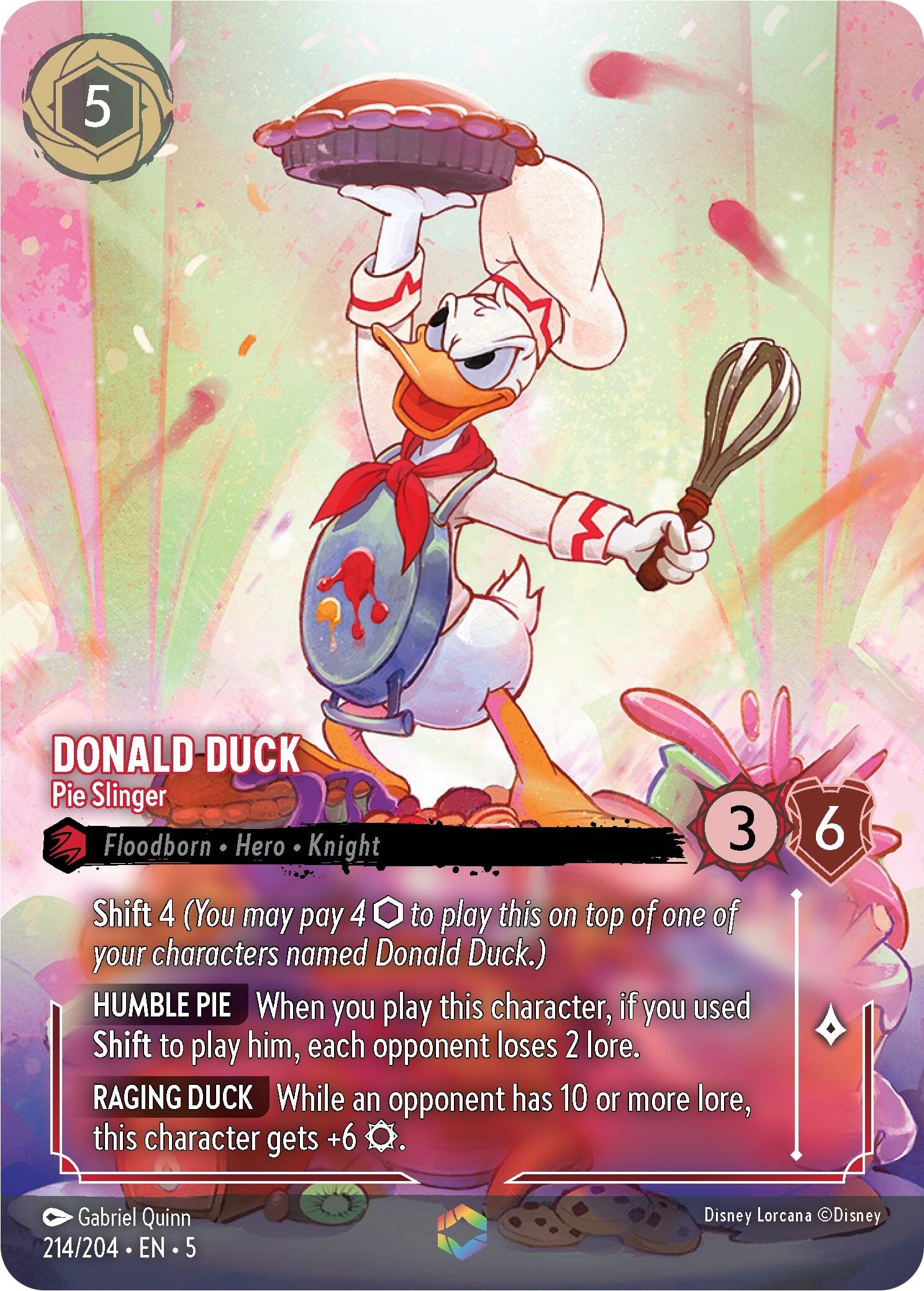 Donald Duck - Pie Slinger (Enchanted) (214/204) [Shimmering Skies] | Game Master's Emporium (The New GME)