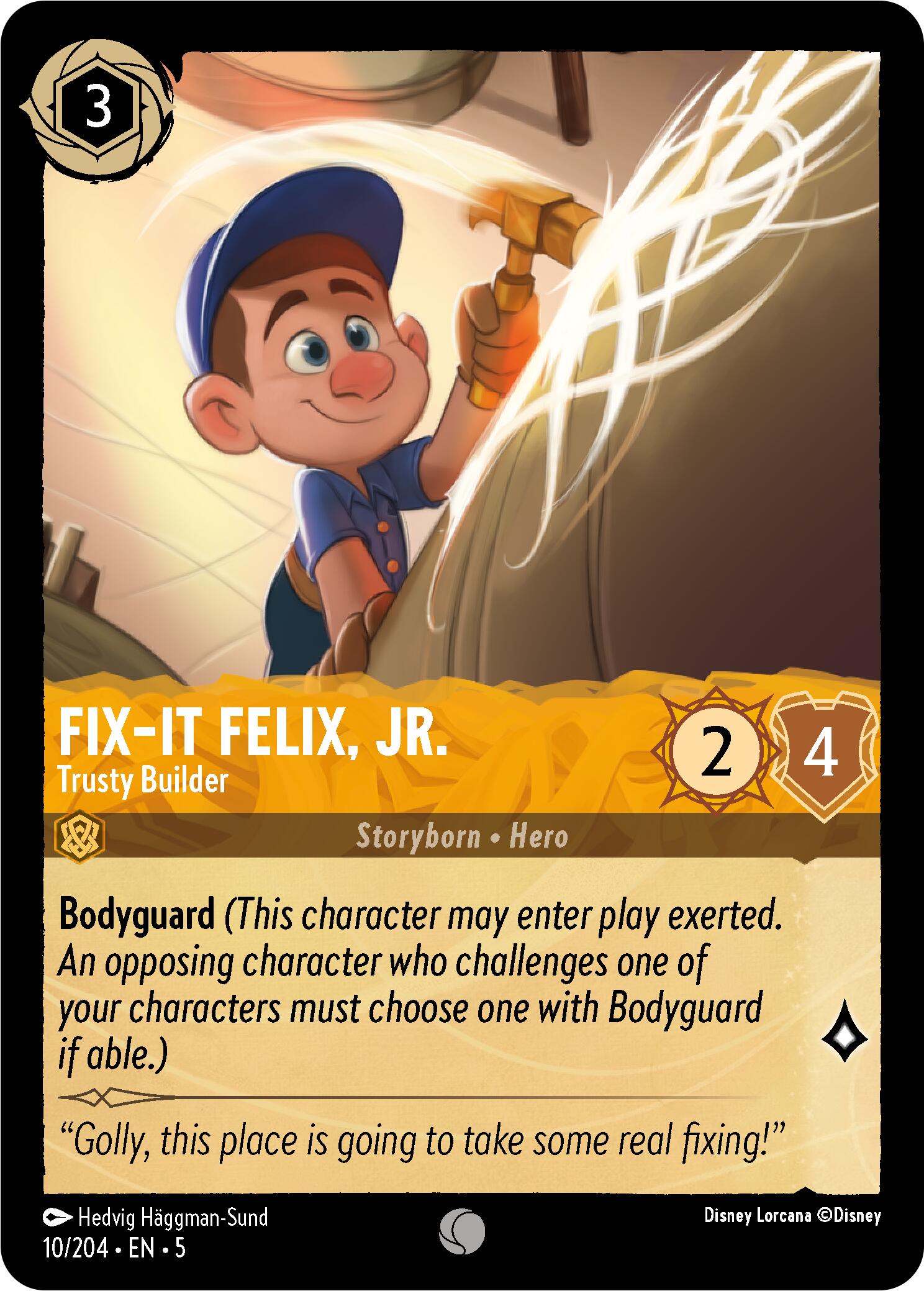 Fix-It Felix, Jr. - Trusty Builder (10/204) [Shimmering Skies] | Game Master's Emporium (The New GME)