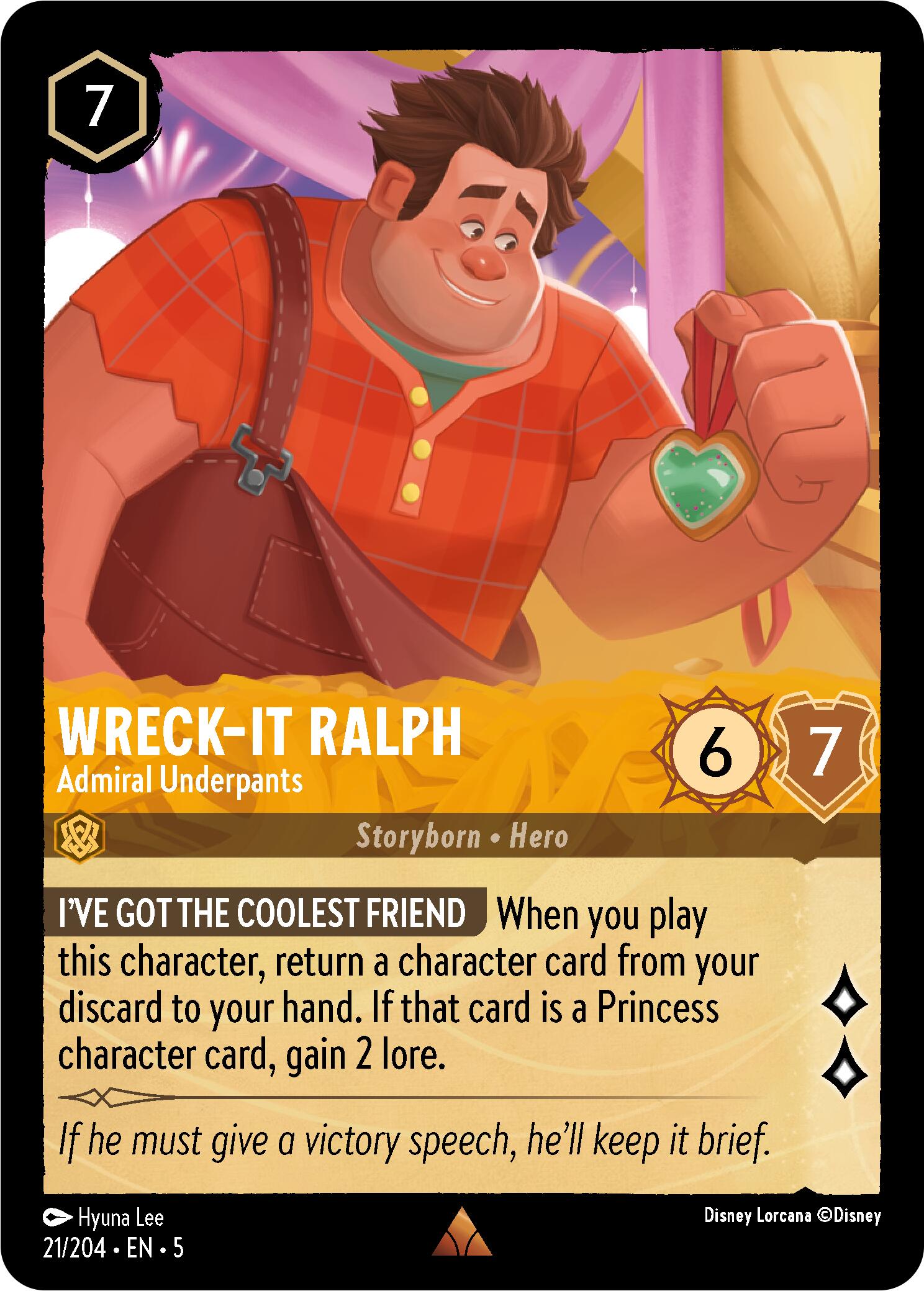 Wreck-It Ralph - Admiral Underpants (21/204) [Shimmering Skies] | Game Master's Emporium (The New GME)