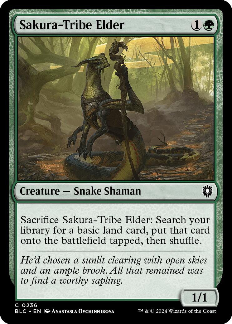 Sakura-Tribe Elder [Bloomburrow Commander] | Game Master's Emporium (The New GME)