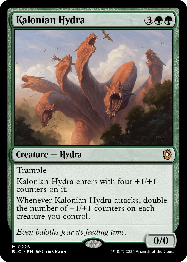 Kalonian Hydra [Bloomburrow Commander] | Game Master's Emporium (The New GME)