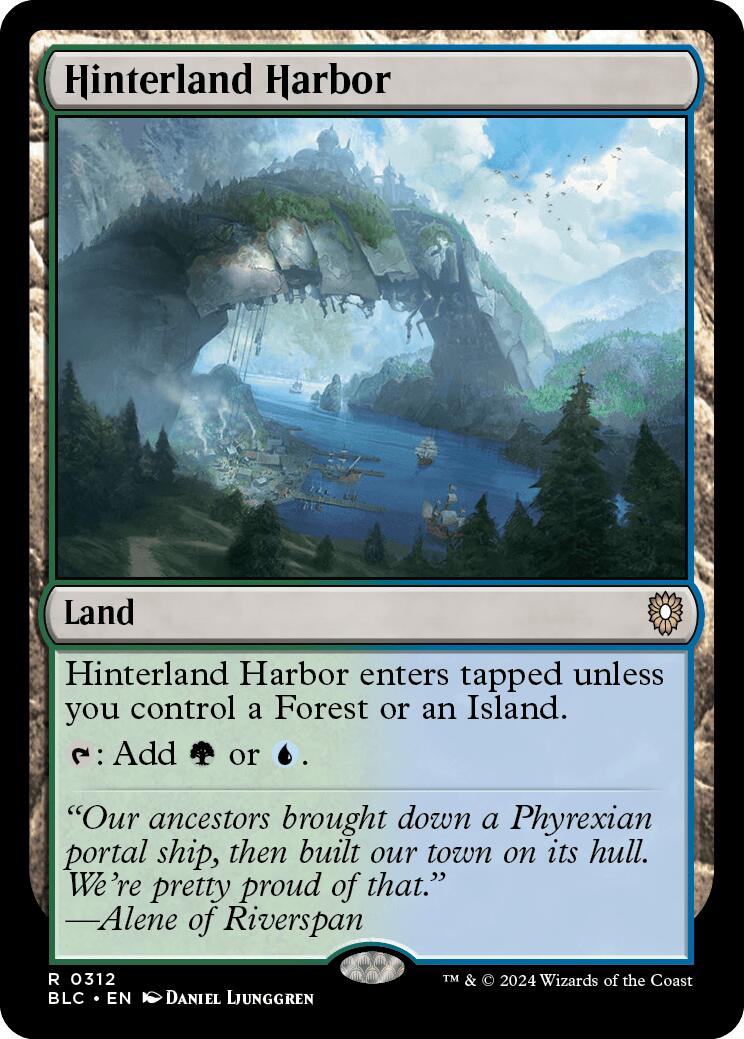Hinterland Harbor [Bloomburrow Commander] | Game Master's Emporium (The New GME)