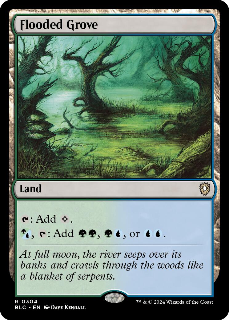 Flooded Grove [Bloomburrow Commander] | Game Master's Emporium (The New GME)