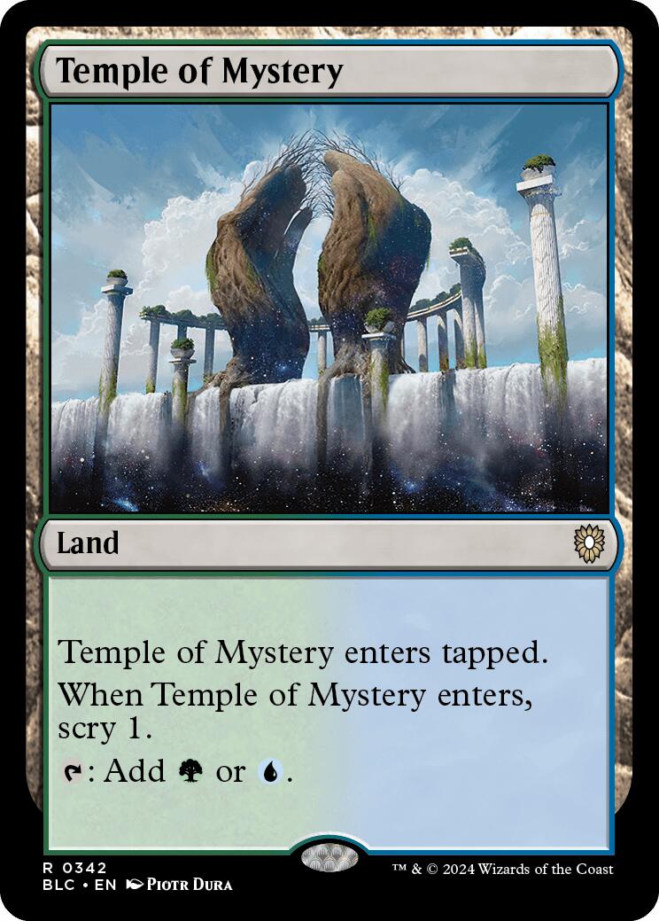 Temple of Mystery [Bloomburrow Commander] | Game Master's Emporium (The New GME)