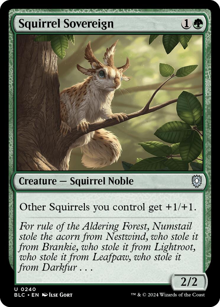 Squirrel Sovereign [Bloomburrow Commander] | Game Master's Emporium (The New GME)