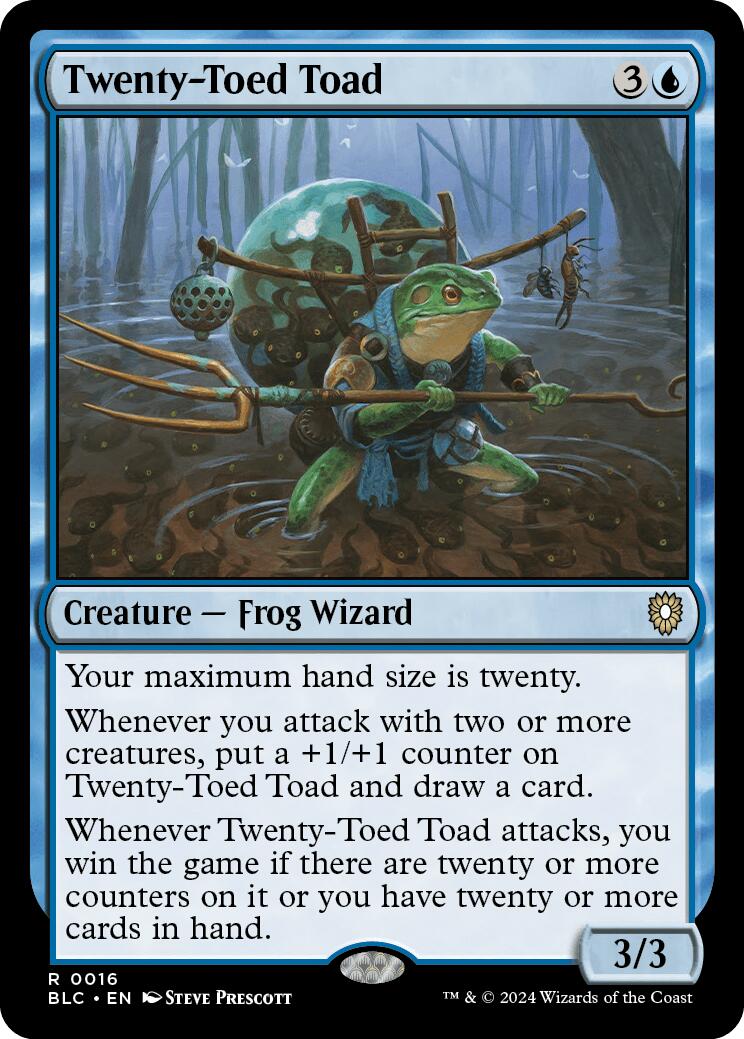 Twenty-Toed Toad [Bloomburrow Commander] | Game Master's Emporium (The New GME)