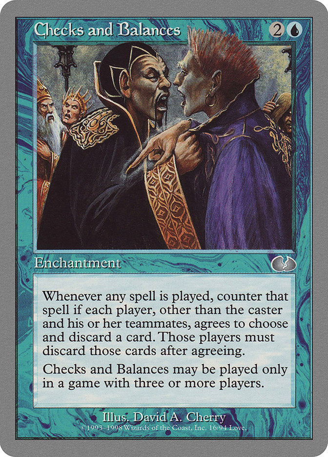 Checks and Balances [Unglued] | Game Master's Emporium (The New GME)