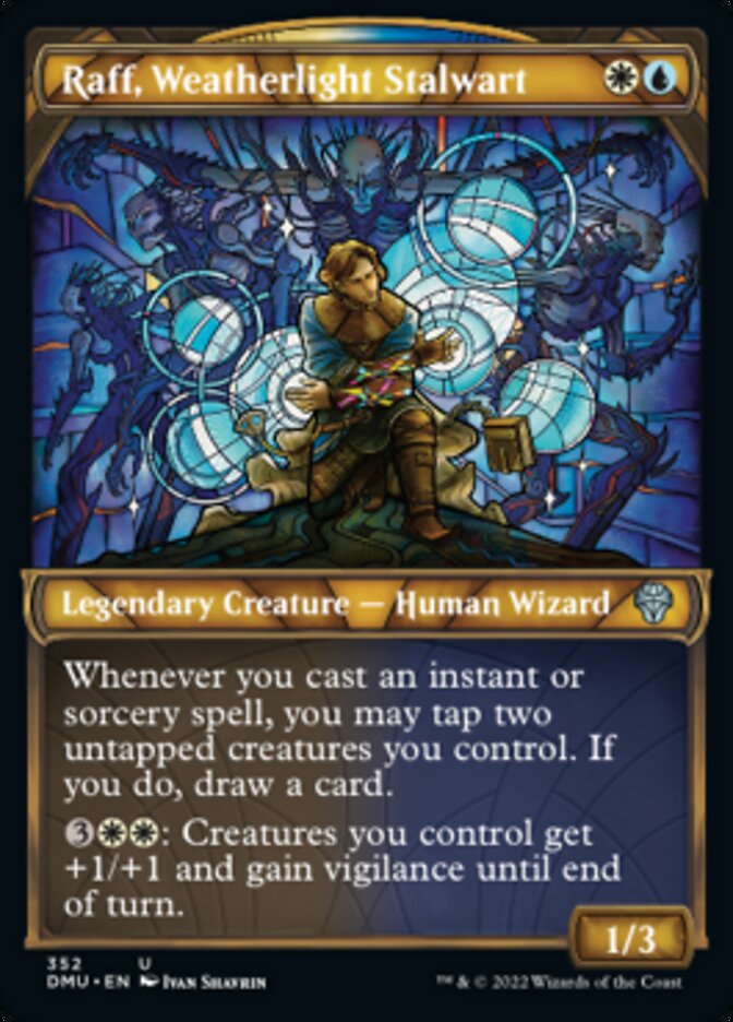 Raff, Weatherlight Stalwart (Showcase Textured) [Dominaria United] | Game Master's Emporium (The New GME)