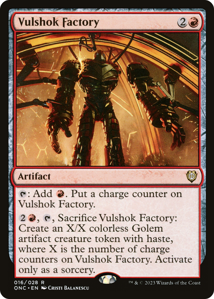 Vulshok Factory [Phyrexia: All Will Be One Commander] | Game Master's Emporium (The New GME)