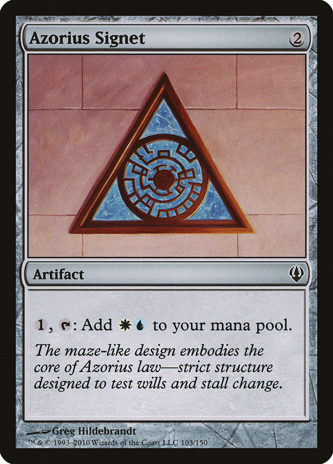 Azorius Signet [Archenemy] | Game Master's Emporium (The New GME)