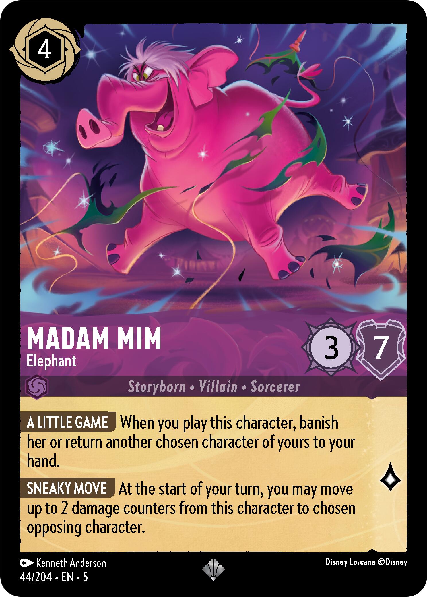 Madam Mim - Elephant (44/204) [Shimmering Skies] | Game Master's Emporium (The New GME)