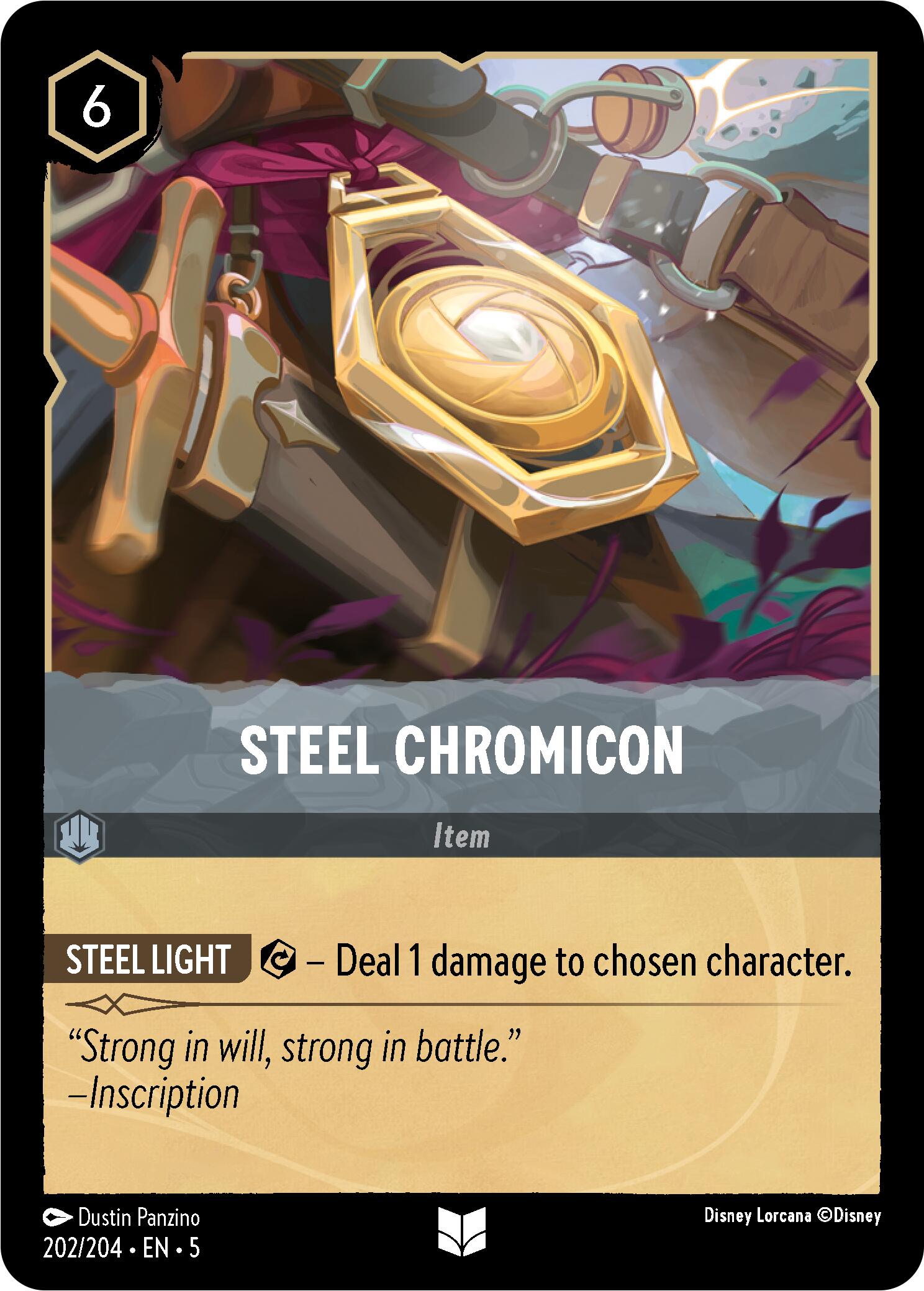 Steel Chromicon (202/204) [Shimmering Skies] | Game Master's Emporium (The New GME)
