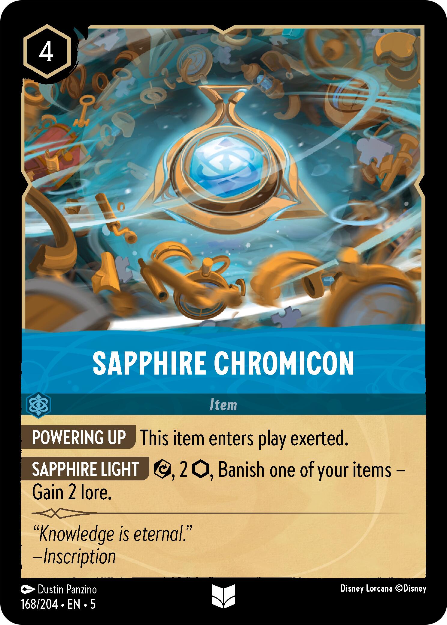 Sapphire Chromicon (168/204) [Shimmering Skies] | Game Master's Emporium (The New GME)