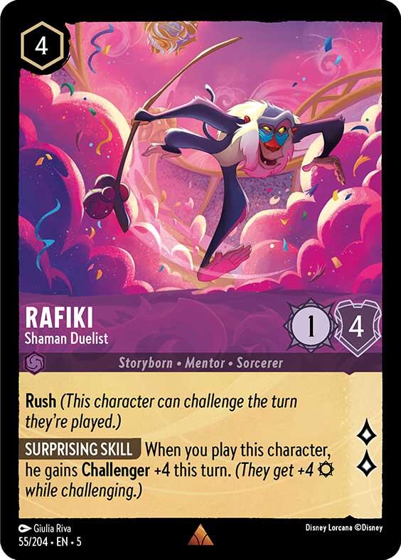 Rafiki - Shaman Duelist (55/204) [Shimmering Skies] | Game Master's Emporium (The New GME)