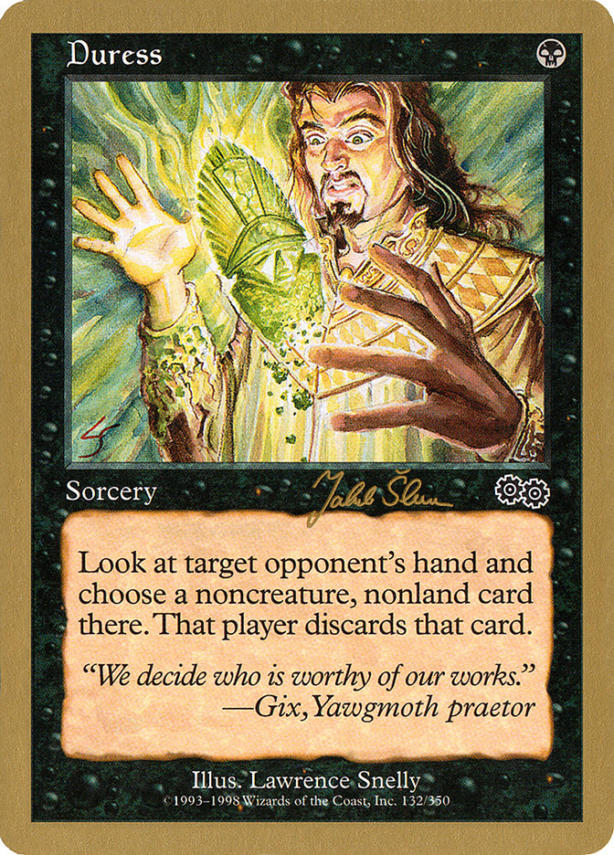 Duress (Jakub Slemr) [World Championship Decks 1999] | Game Master's Emporium (The New GME)