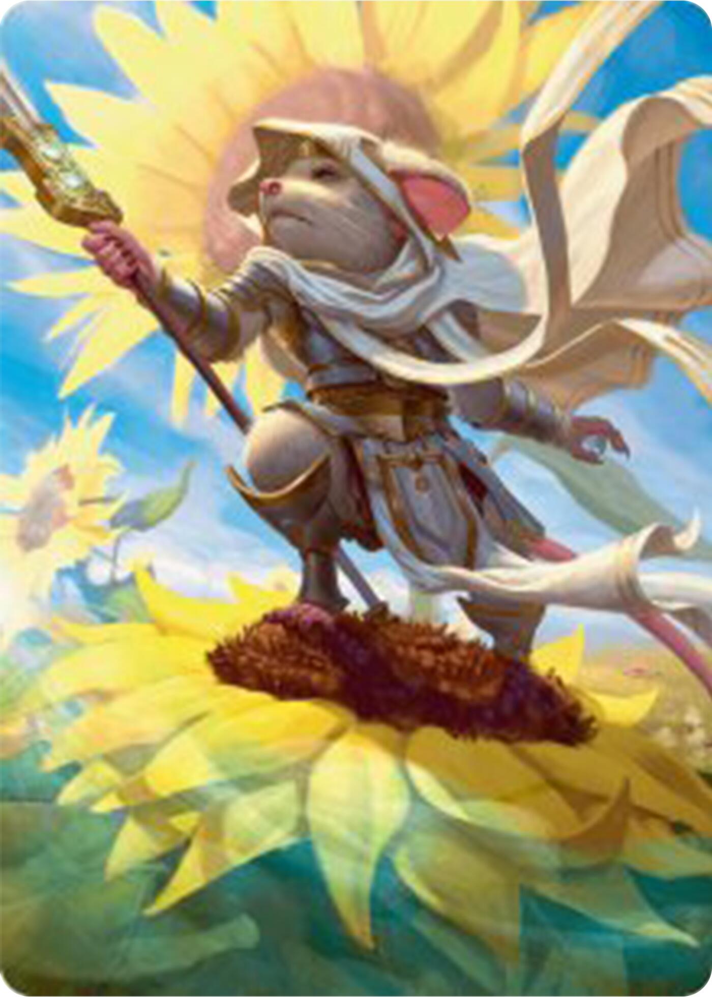 Elspeth, Sun's Champion Art Card [Bloomburrow Art Series] | Game Master's Emporium (The New GME)
