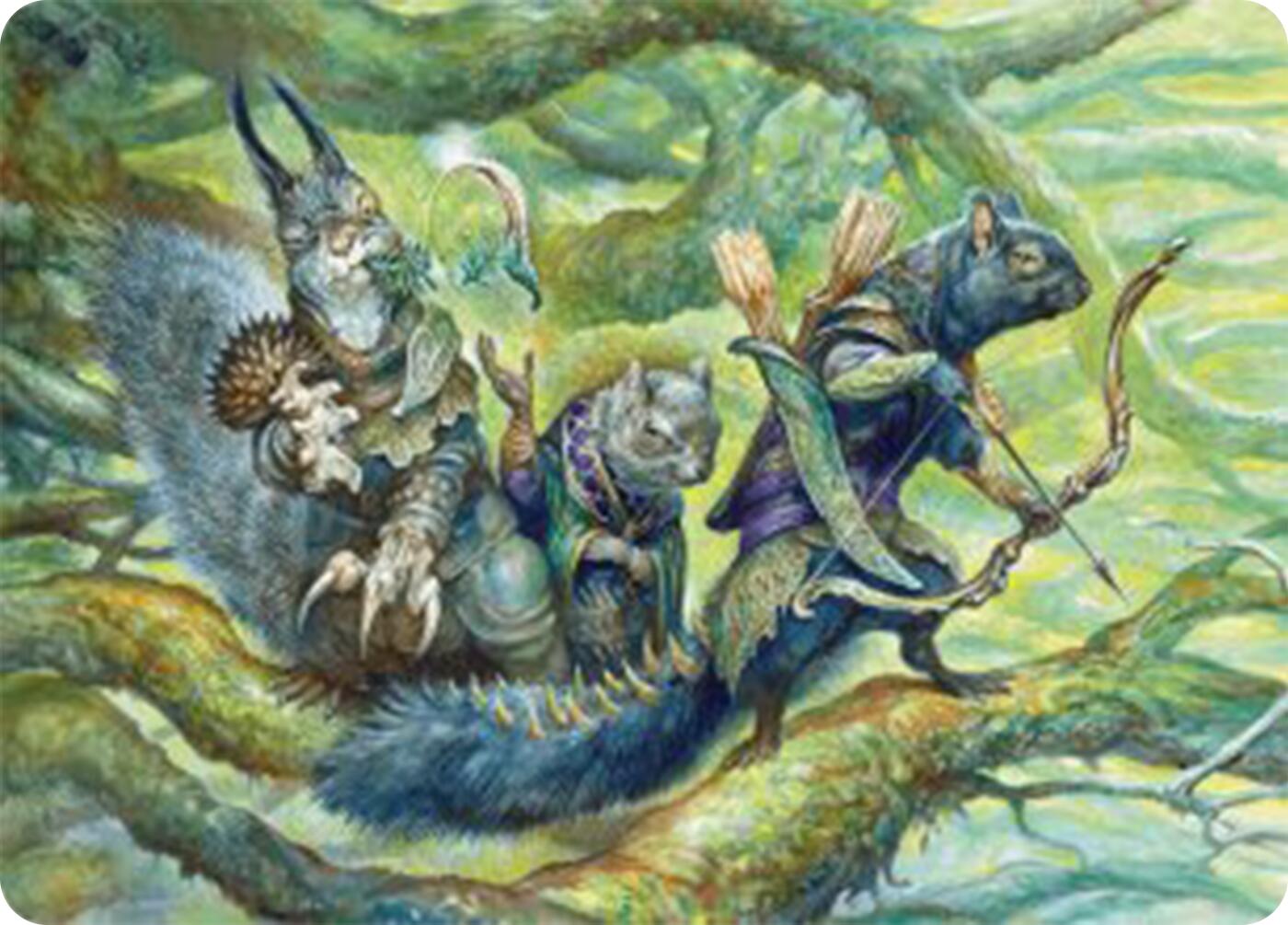 The Odd Acorn Gang Art Card [Bloomburrow Art Series] | Game Master's Emporium (The New GME)