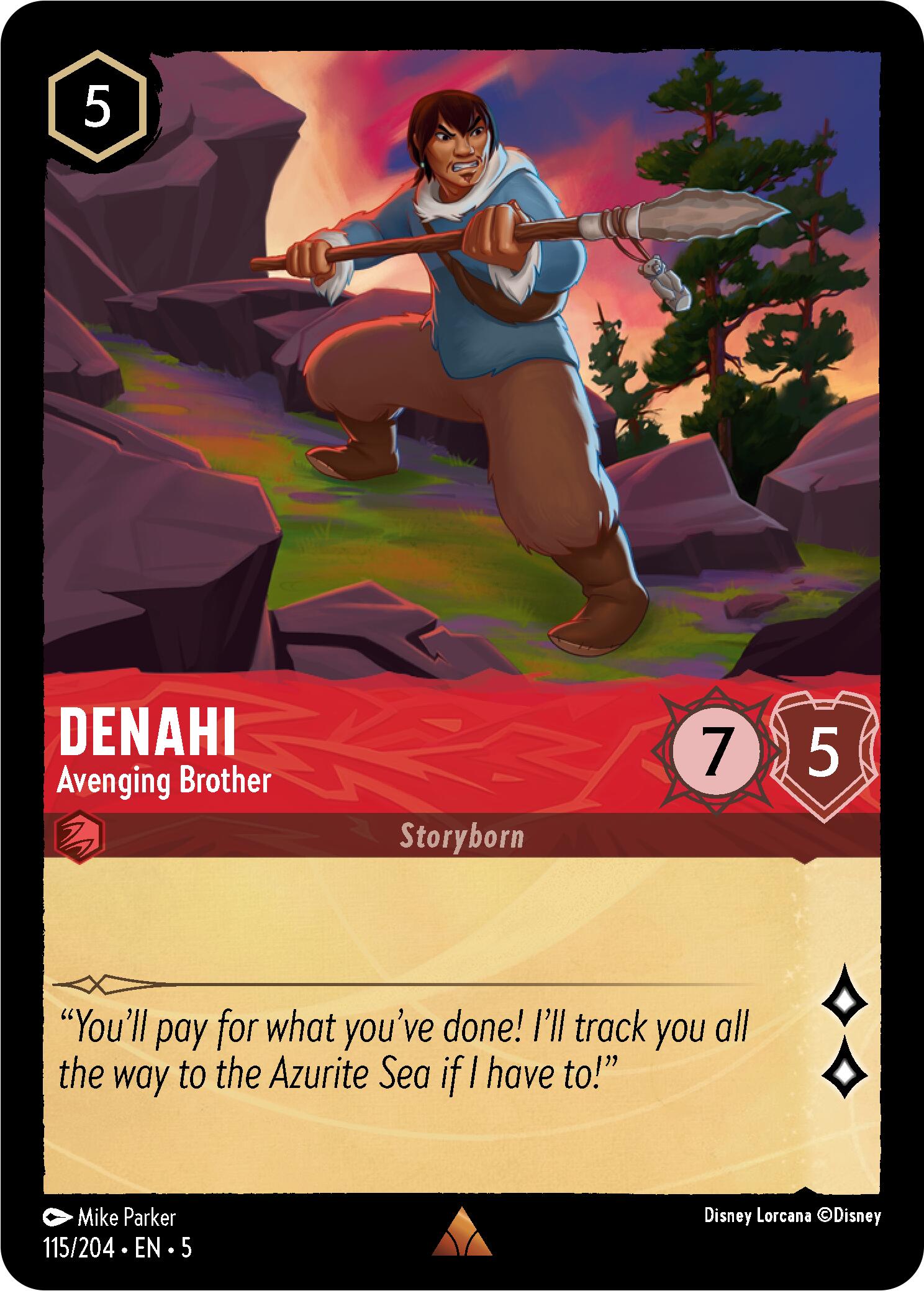 Denahi - Avenging Brother (115/204) [Shimmering Skies] | Game Master's Emporium (The New GME)