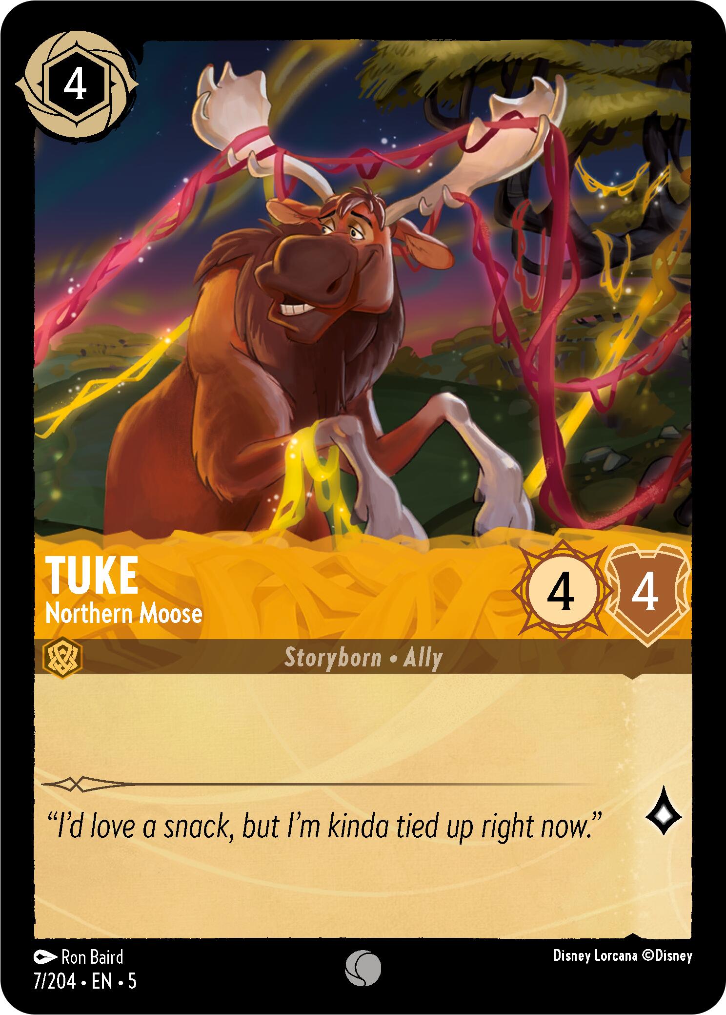 Tuke - Northern Moose (7/204) [Shimmering Skies] | Game Master's Emporium (The New GME)