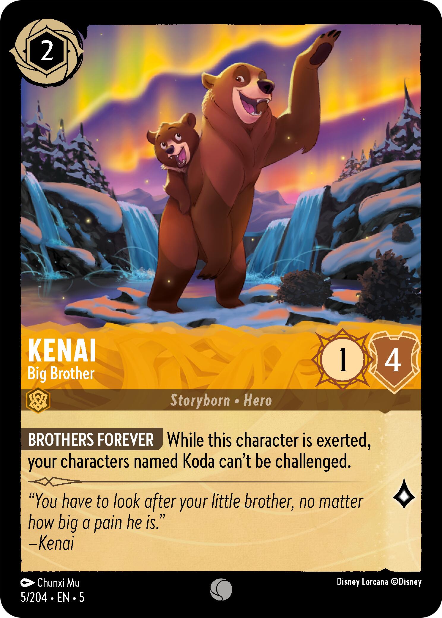 Kenai - Big Brother (5/204) [Shimmering Skies] | Game Master's Emporium (The New GME)