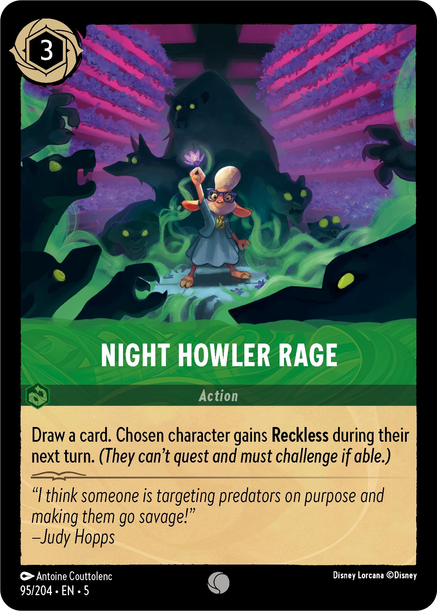 Night Howler Rage (95/204) [Shimmering Skies] | Game Master's Emporium (The New GME)