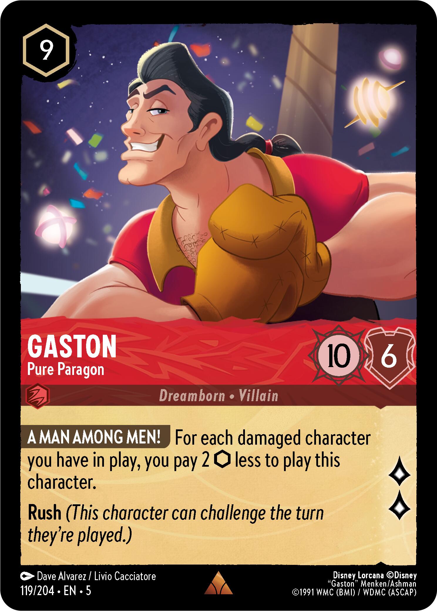 Gaston - Pure Paragon (119/204) [Shimmering Skies] | Game Master's Emporium (The New GME)