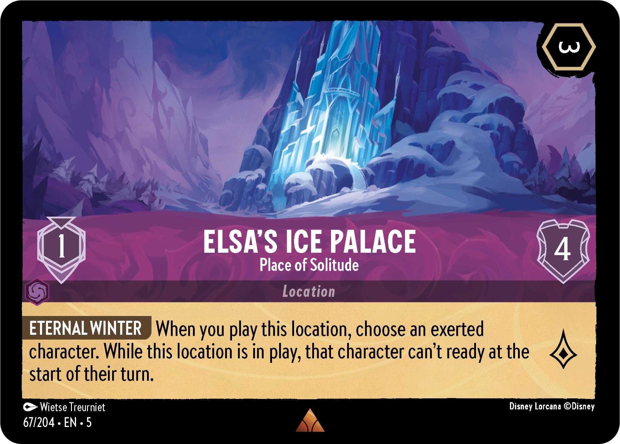 Elsa's Ice Palace - Place of Solitude (67/204) [Shimmering Skies] | Game Master's Emporium (The New GME)