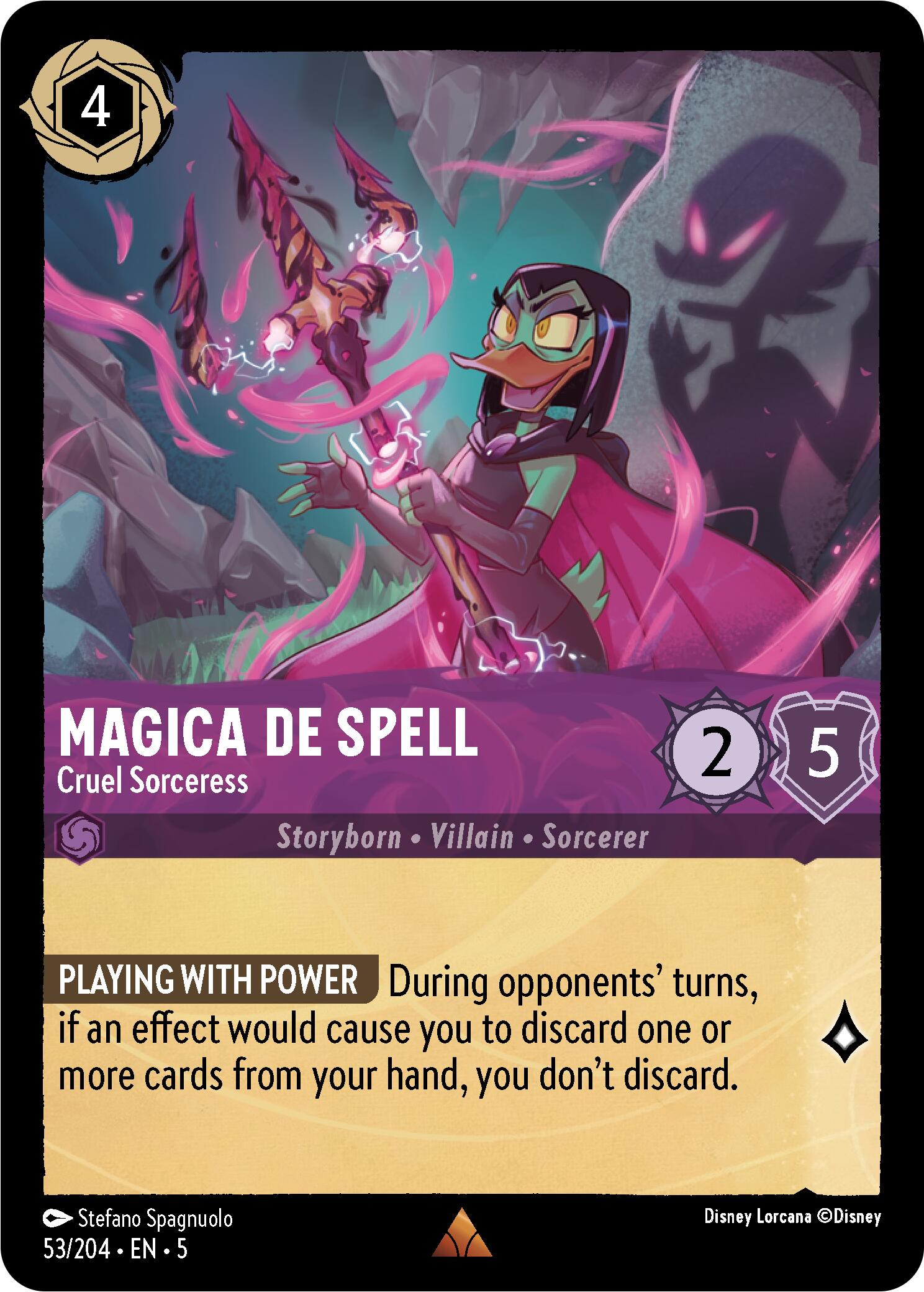 Magica De Spell - Cruel Sorceress (53/204) [Shimmering Skies] | Game Master's Emporium (The New GME)