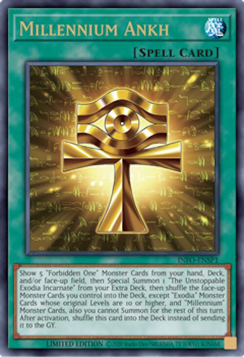 Millennium Ankh (INFO-ENSP1) [INFO-ENSP1] Secret Rare | Game Master's Emporium (The New GME)