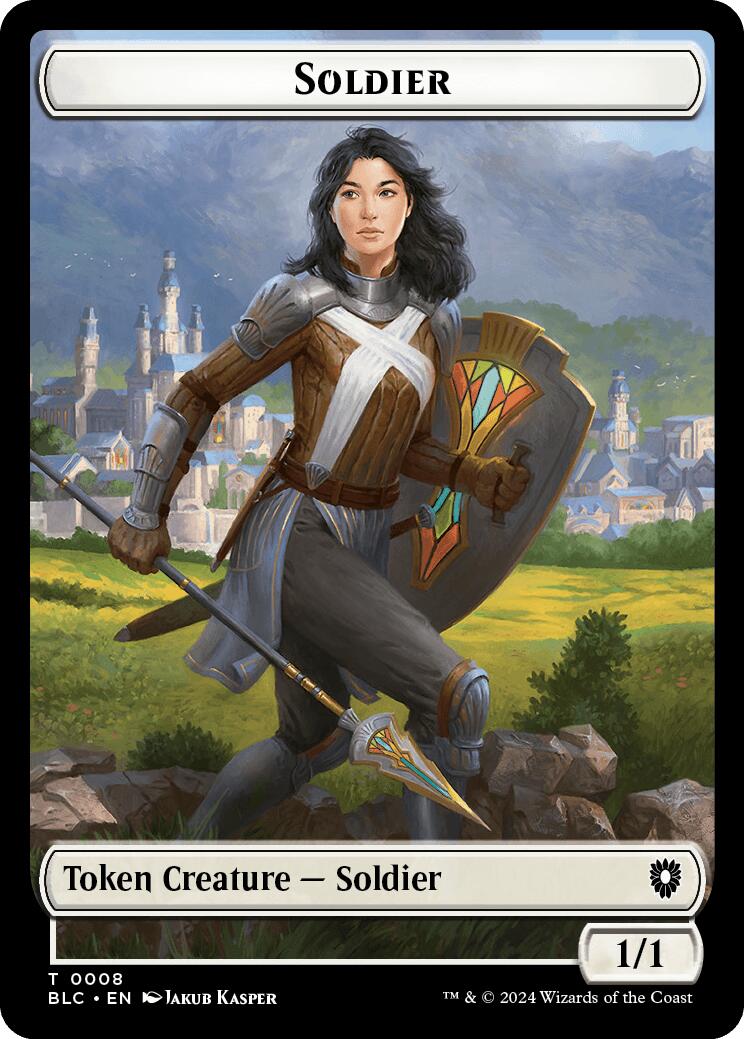 Soldier // Citizen Double-Sided Token [Bloomburrow Commander Tokens] | Game Master's Emporium (The New GME)