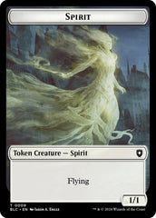 Spirit // Faerie Double-Sided Token [Bloomburrow Commander Tokens] | Game Master's Emporium (The New GME)