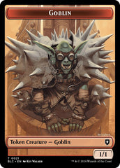 Goblin // Thopter Double-Sided Token [Bloomburrow Commander Tokens] | Game Master's Emporium (The New GME)