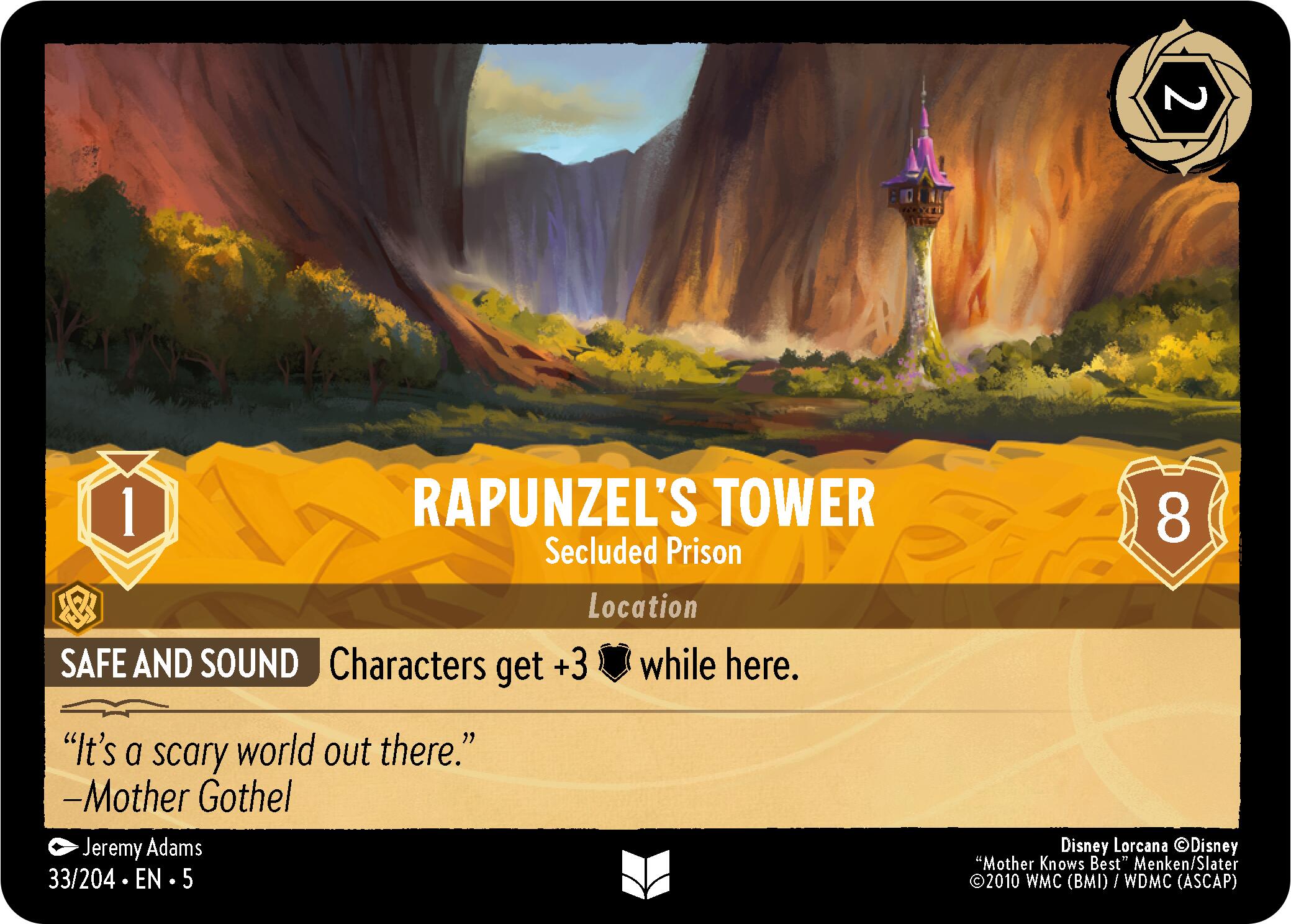 Rapunzel's Tower - Secluded Prison (33/204) [Shimmering Skies] | Game Master's Emporium (The New GME)