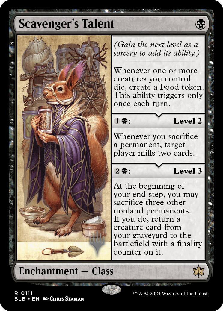 Scavenger's Talent (Promo Pack) [Bloomburrow Promos] | Game Master's Emporium (The New GME)