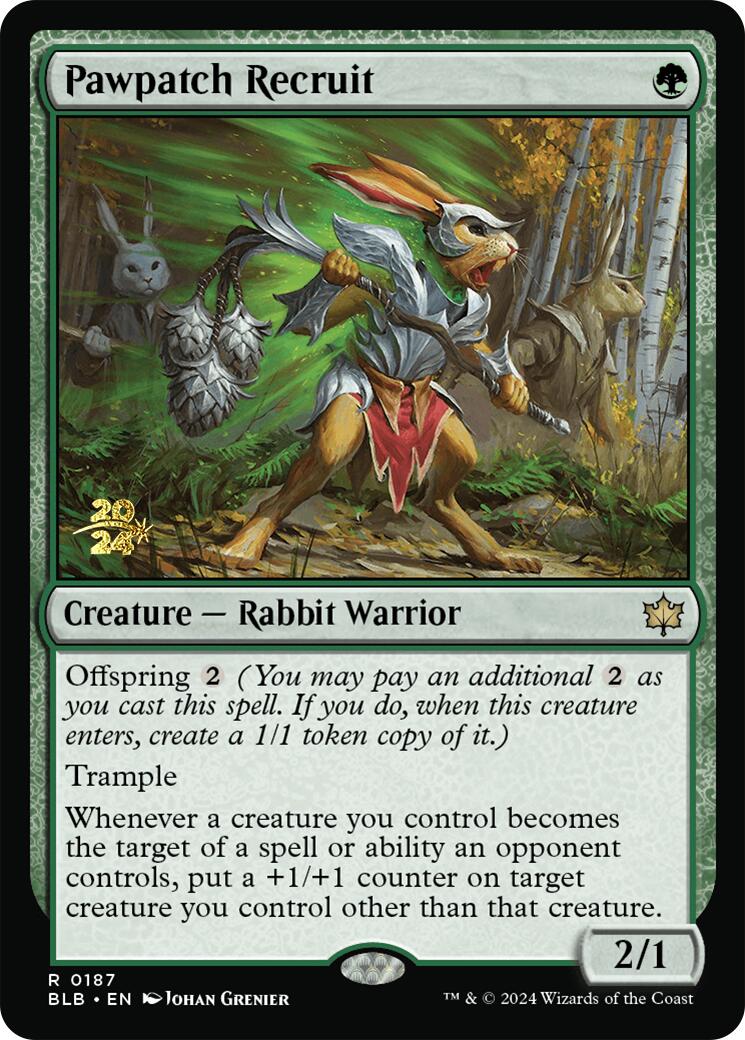 Pawpatch Recruit [Bloomburrow Prerelease Promos] | Game Master's Emporium (The New GME)