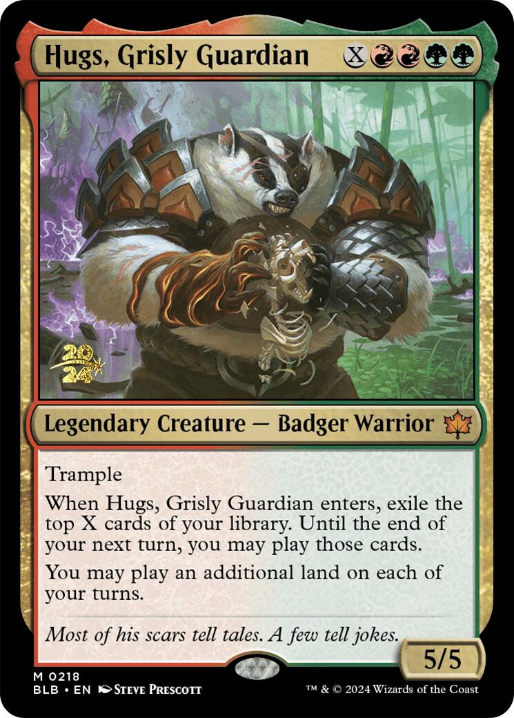 Hugs, Grisly Guardian [Bloomburrow Prerelease Promos] | Game Master's Emporium (The New GME)