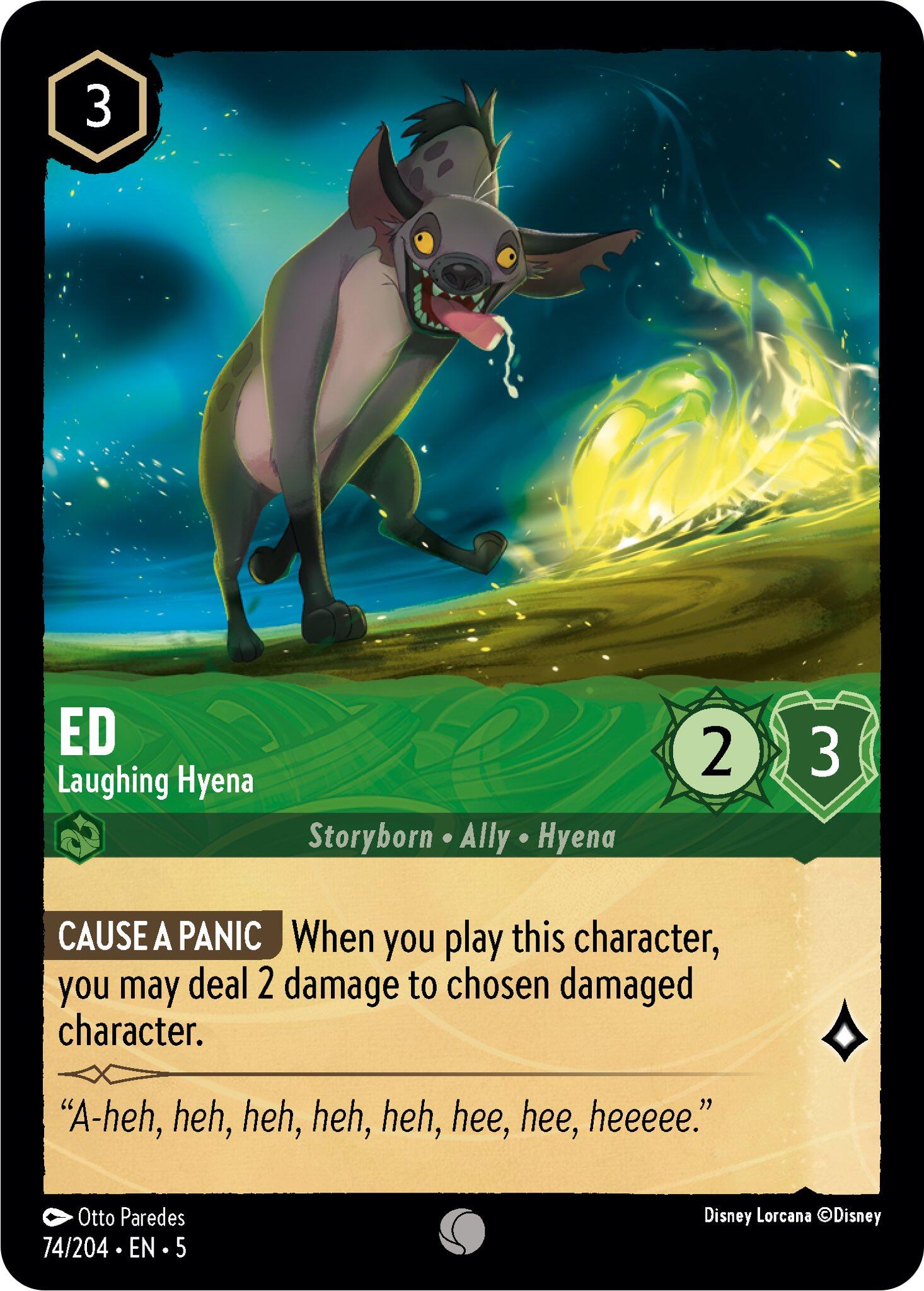Ed - Laughing Hyena (74/204) [Shimmering Skies] | Game Master's Emporium (The New GME)