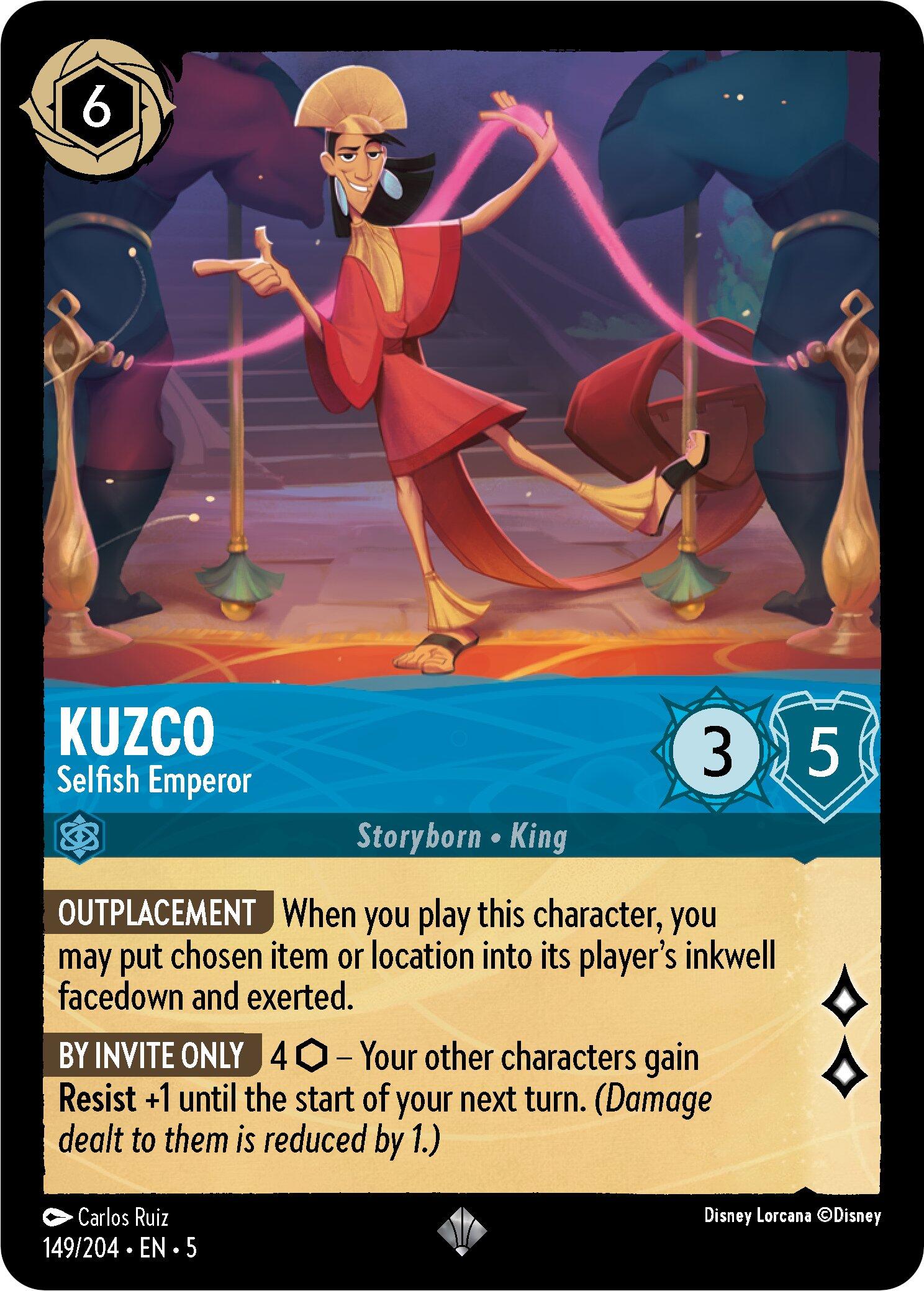 Kuzco - Selfish Emperor (149/204) [Shimmering Skies] | Game Master's Emporium (The New GME)