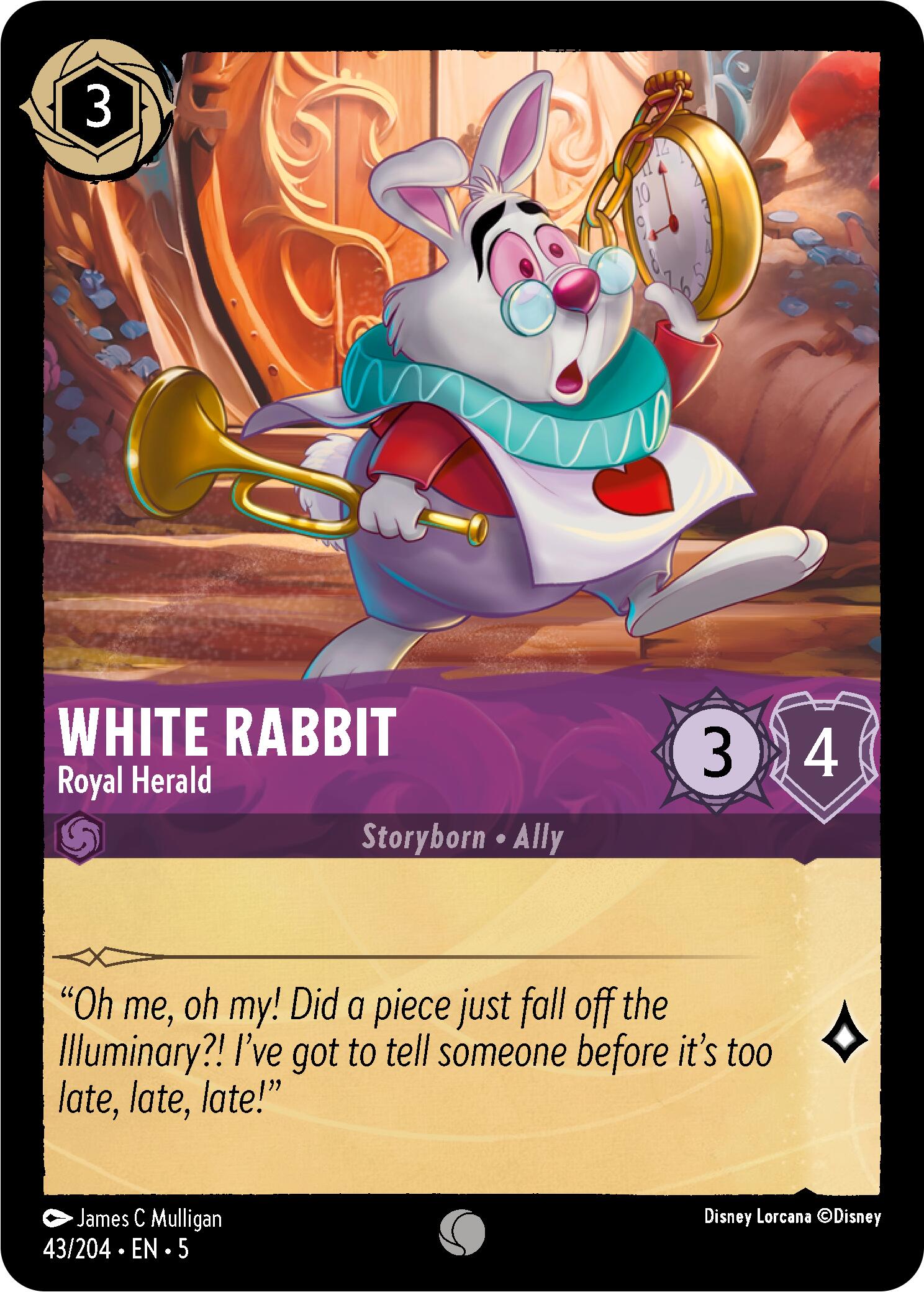 White Rabbit - Royal Herald (43/204) [Shimmering Skies] | Game Master's Emporium (The New GME)