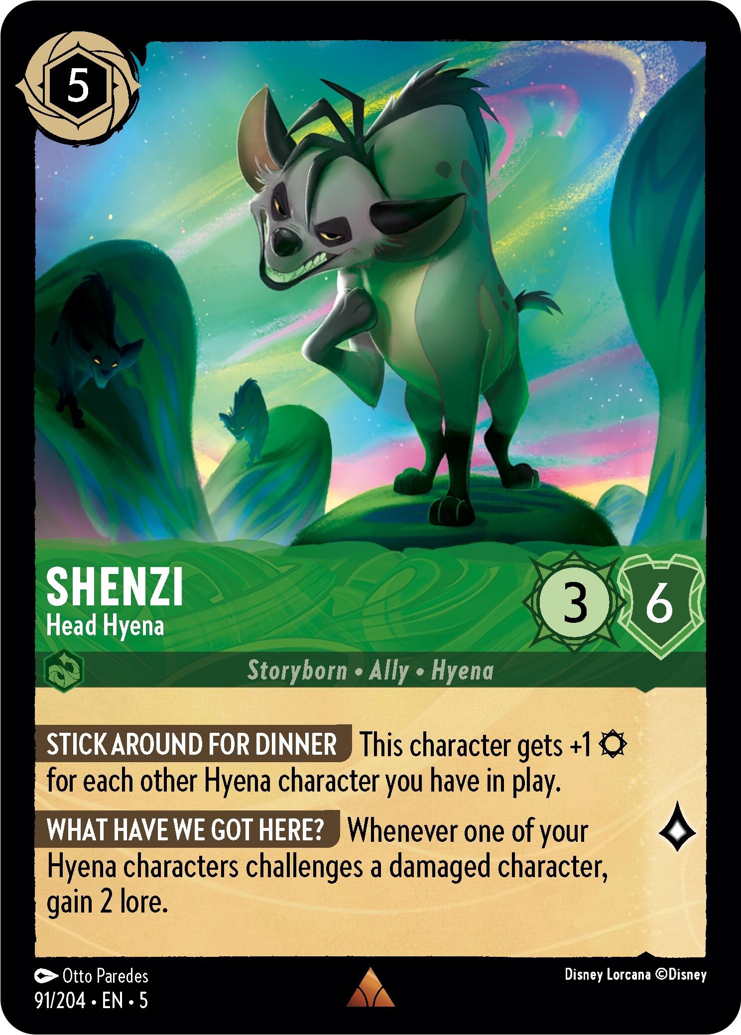 Shenzi - Head Hyena (91/204) [Shimmering Skies] | Game Master's Emporium (The New GME)