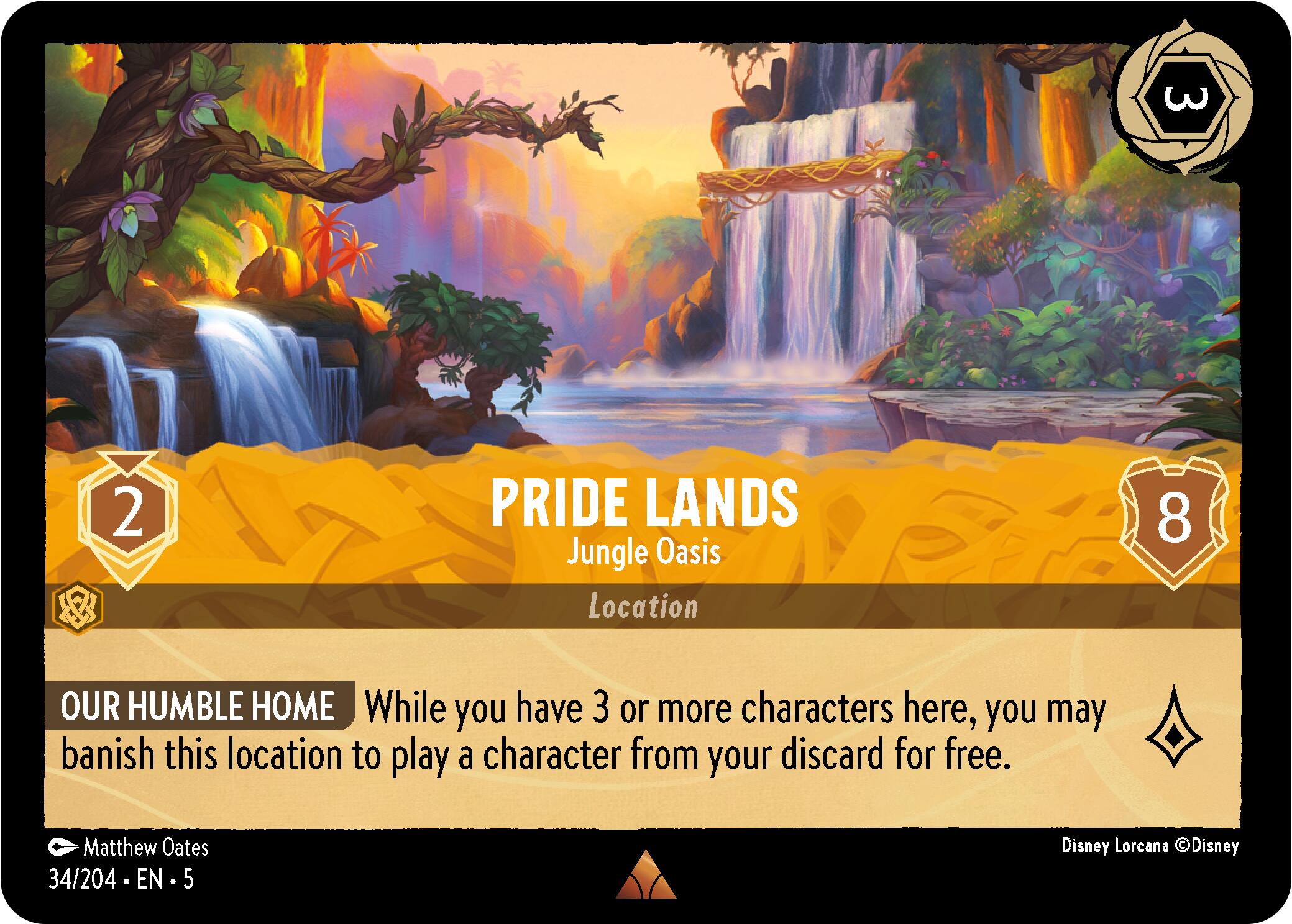 Pride Lands - Jungle Oasis (34/204) [Shimmering Skies] | Game Master's Emporium (The New GME)