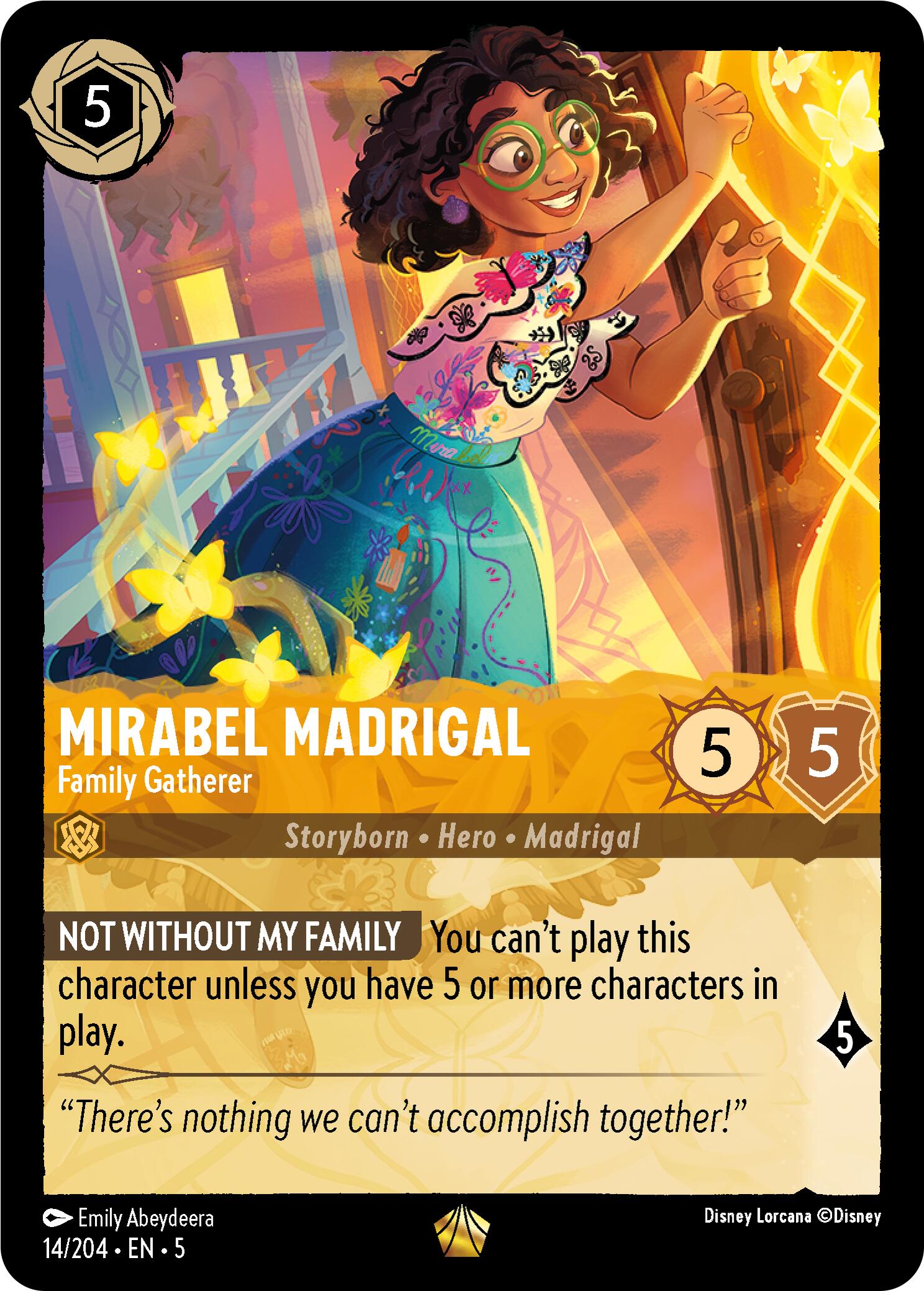Mirabel Madrigal - Family Gatherer (14/204) [Shimmering Skies] | Game Master's Emporium (The New GME)