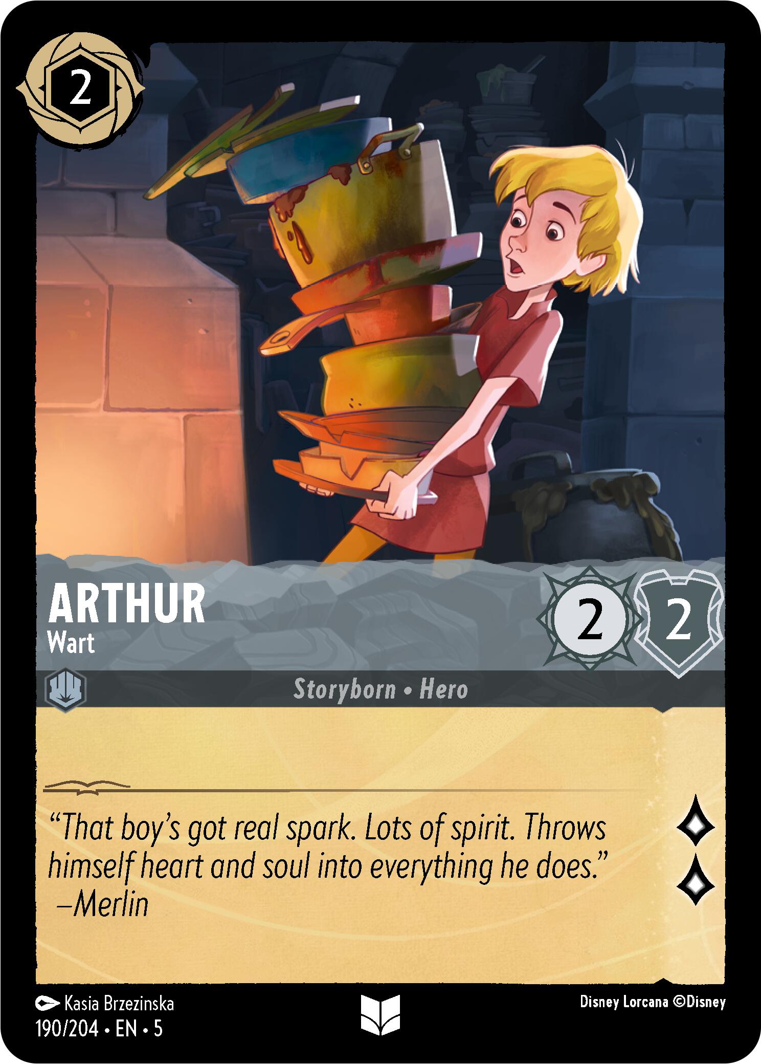 Arthur - Wart (190/204) [Shimmering Skies] | Game Master's Emporium (The New GME)