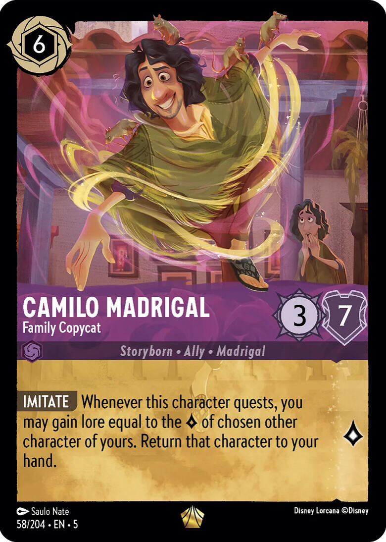 Camilo Madrigal - Family Copycat (58/204) [Shimmering Skies] | Game Master's Emporium (The New GME)