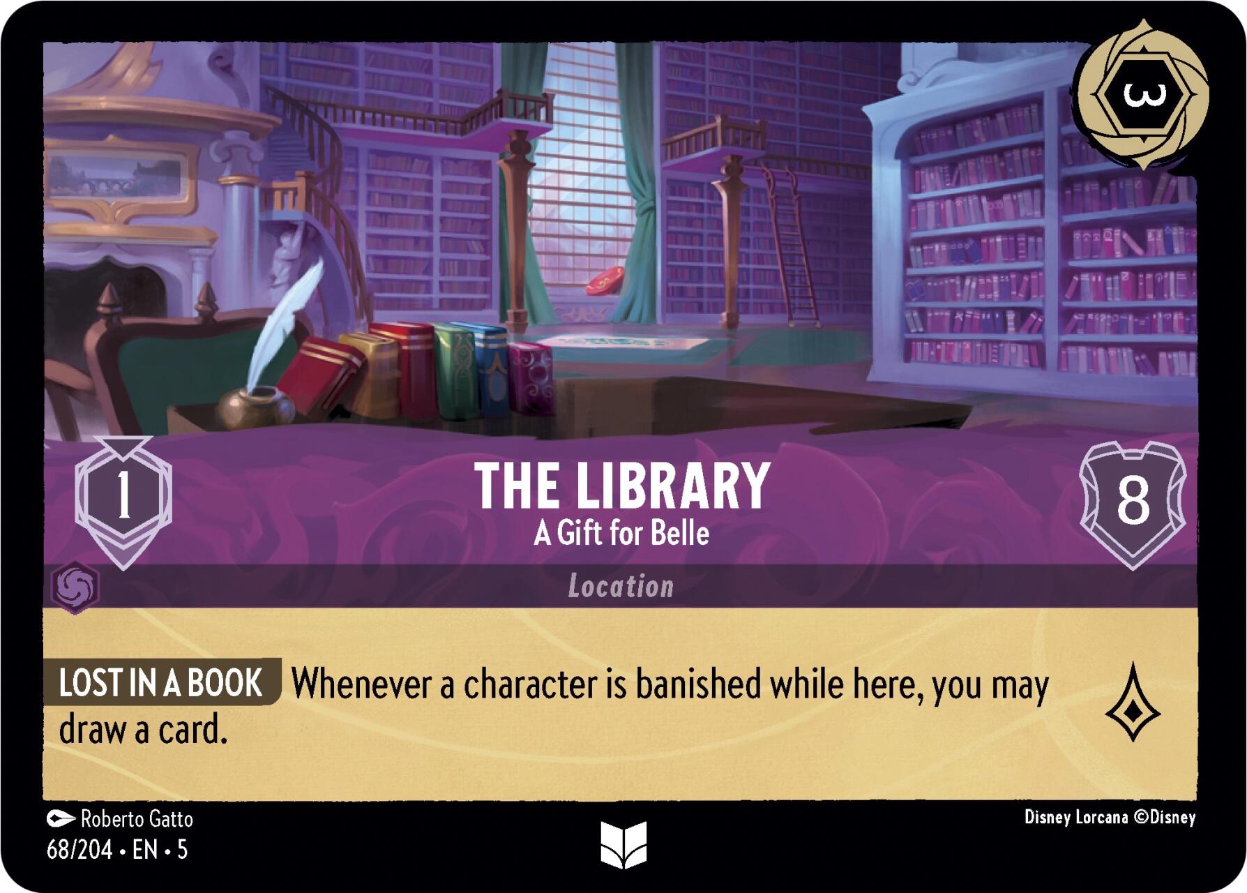 The Library - A Gift for Belle (68/204) [Shimmering Skies] | Game Master's Emporium (The New GME)