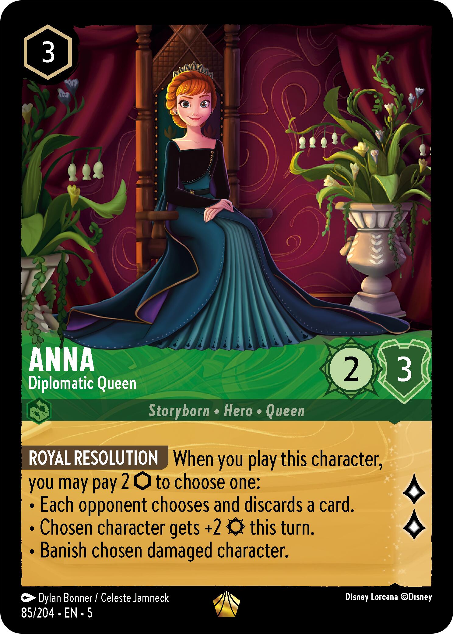 Anna - Diplomatic Queen (85/204) [Shimmering Skies] | Game Master's Emporium (The New GME)