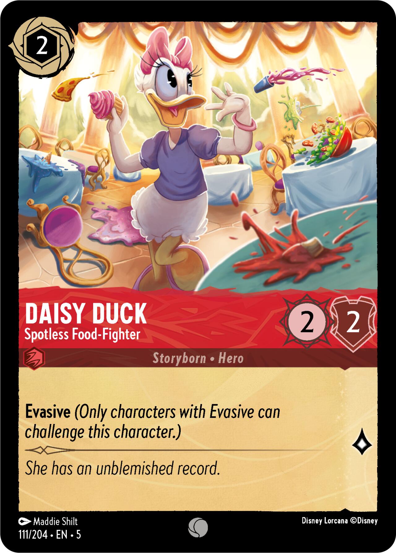 Daisy Duck - Spotless Food-Fighter (111/204) [Shimmering Skies] | Game Master's Emporium (The New GME)