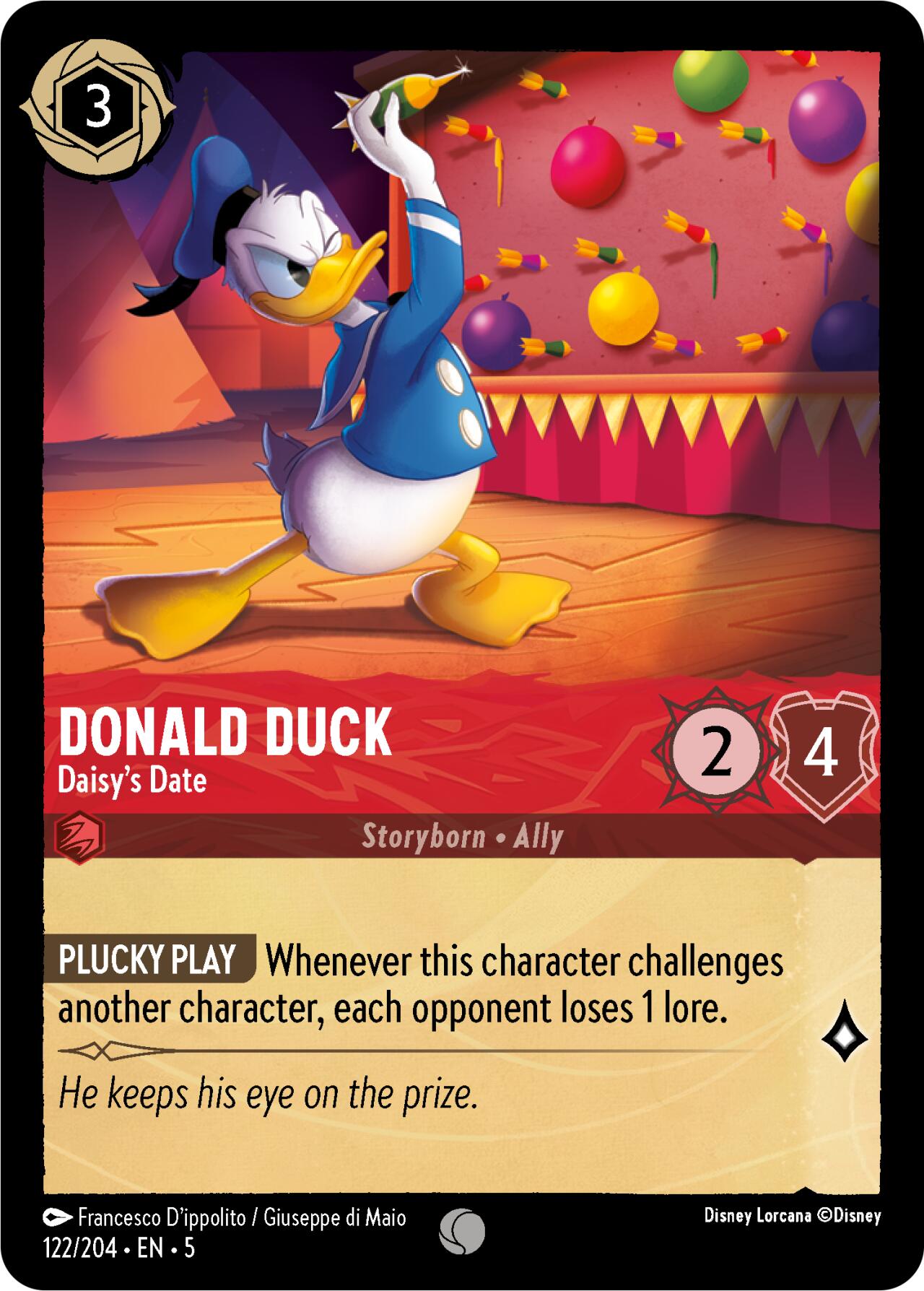 Donald Duck - Daisy's Date (122/204) [Shimmering Skies] | Game Master's Emporium (The New GME)